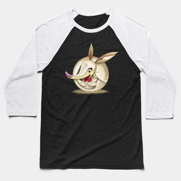 Armadillo Baseball T-Shirt by RebecaZum